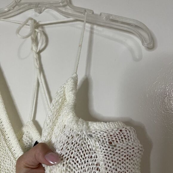 NWT JLUXLABEL ava sweater knit plunge camisole ivory white size medium - Picture 3 of 6